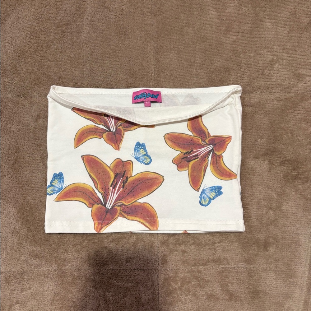Edikted Tiger Lily Tube Top - Picture 3 of 3